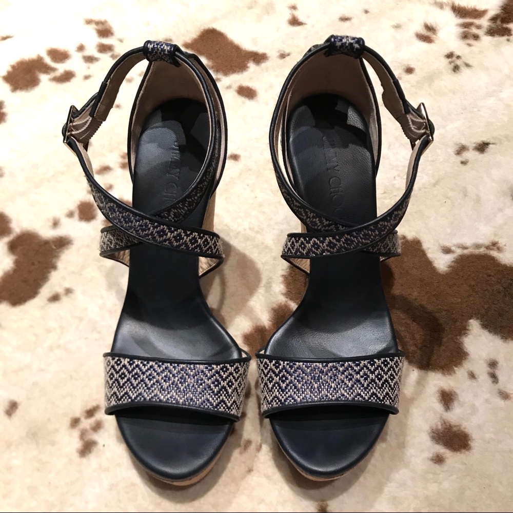 38.5 EU Jimmy Choo Platform Wedges